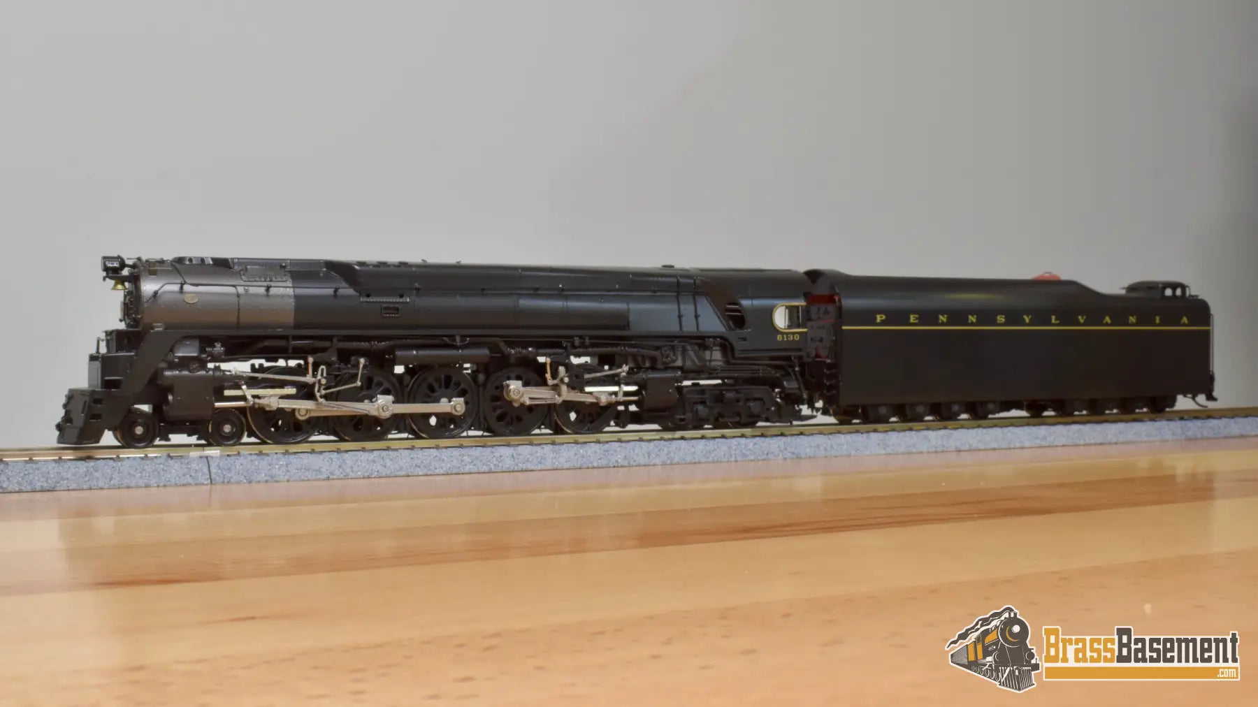 Ho Brass - Key Imports Custom Series 118 Pennsylvania Rr Prr Q-1 4-6-4-4 #6130 Fp Mint Steam