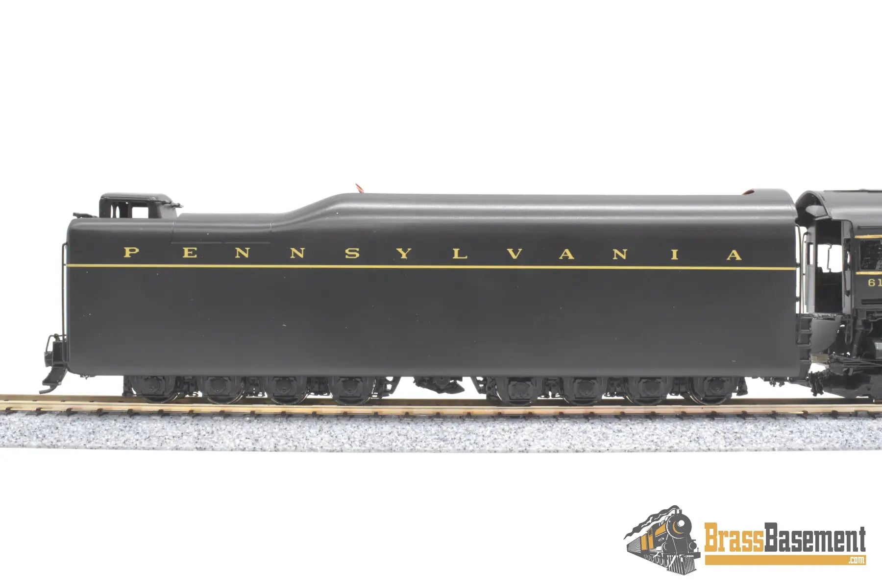 Ho Brass - Key Imports Custom Series 118 Pennsylvania Rr Prr Q-1 4-6-4-4 #6130 Fp Mint Steam