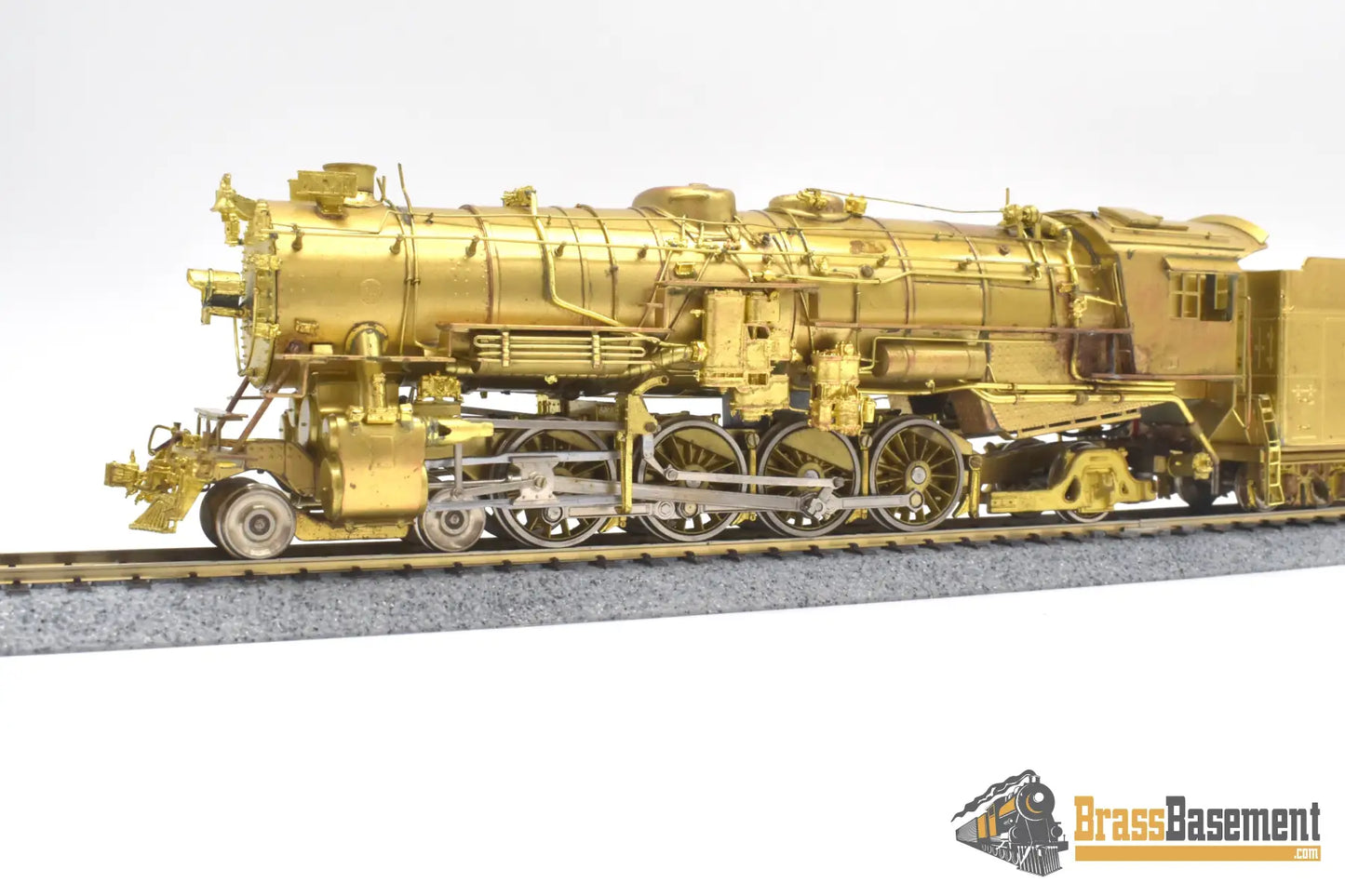 Ho Brass - Key Imports Drgw M-75 4-8-2 Worthington Fwh Unpainted And Excellent Runner Steam