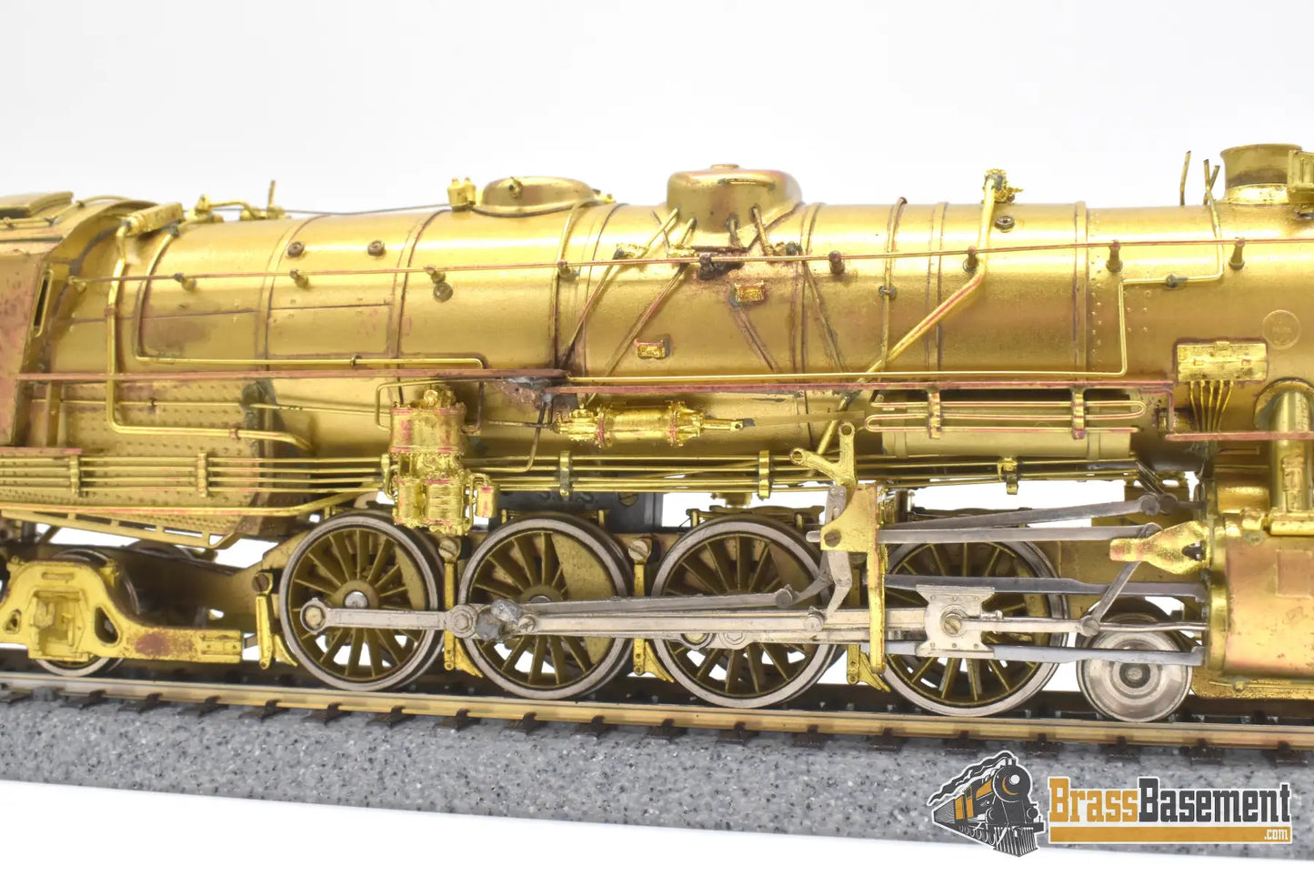 Ho Brass - Key Imports Drgw M-75 4-8-2 Worthington Fwh Unpainted And Excellent Runner Steam