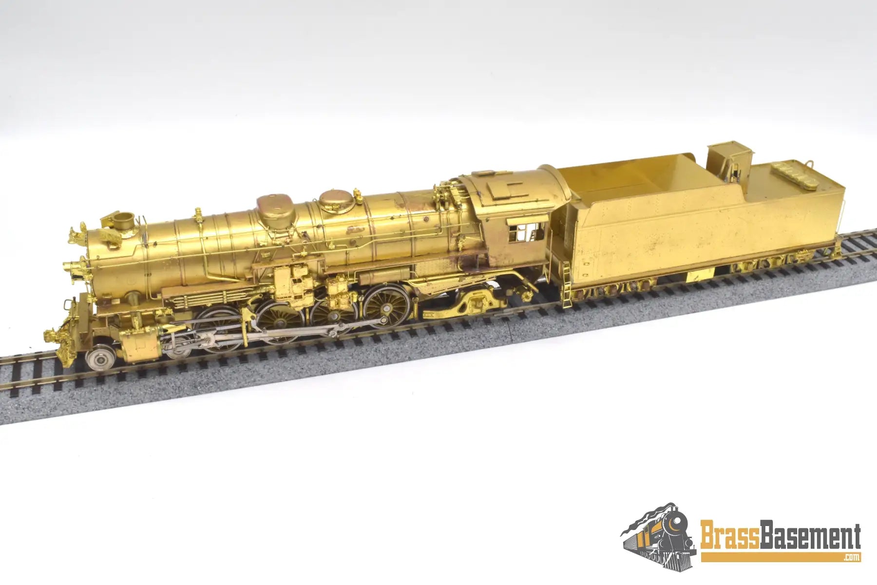 Ho Brass - Key Imports Drgw M-75 4-8-2 Worthington Fwh Unpainted And Excellent Runner Steam