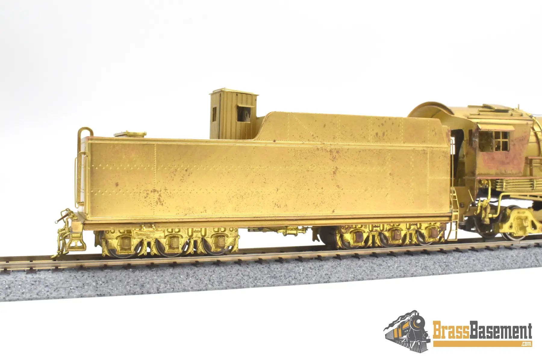 Ho Brass - Key Imports Drgw M-75 4-8-2 Worthington Fwh Unpainted And Excellent Runner Steam