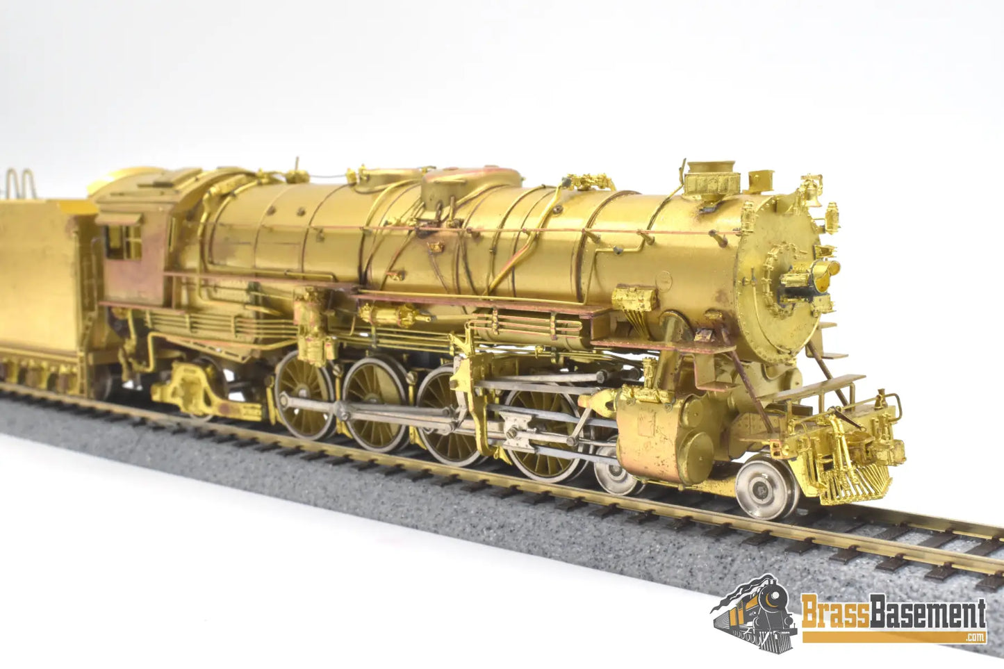 Ho Brass - Key Imports Drgw M-75 4-8-2 Worthington Fwh Unpainted And Excellent Runner Steam