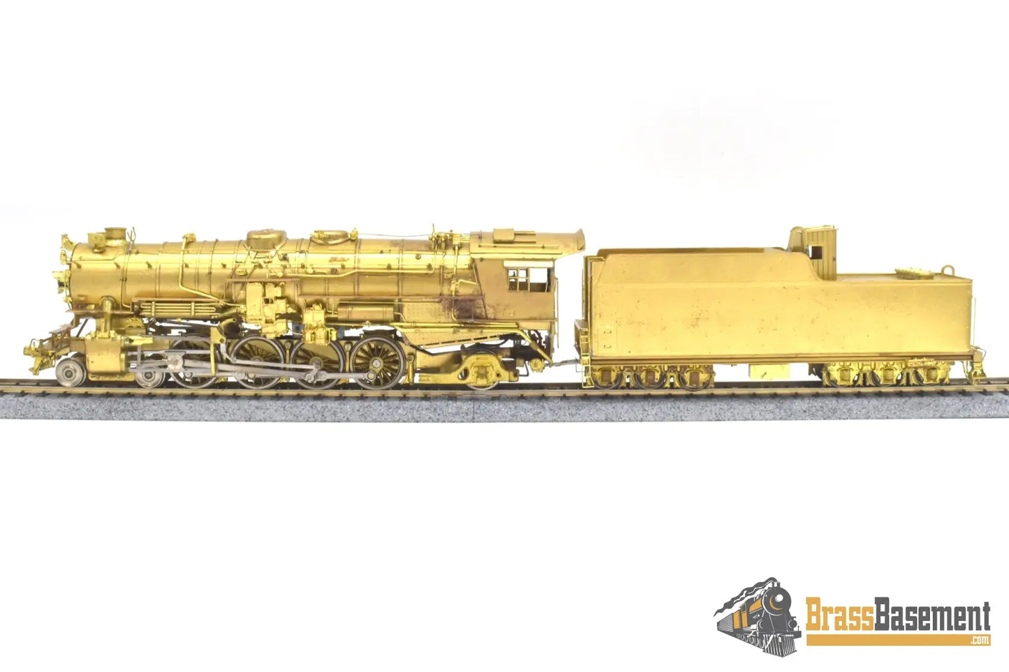 Ho Brass - Key Imports Drgw M-75 4-8-2 Worthington Fwh Unpainted And Excellent Runner Steam