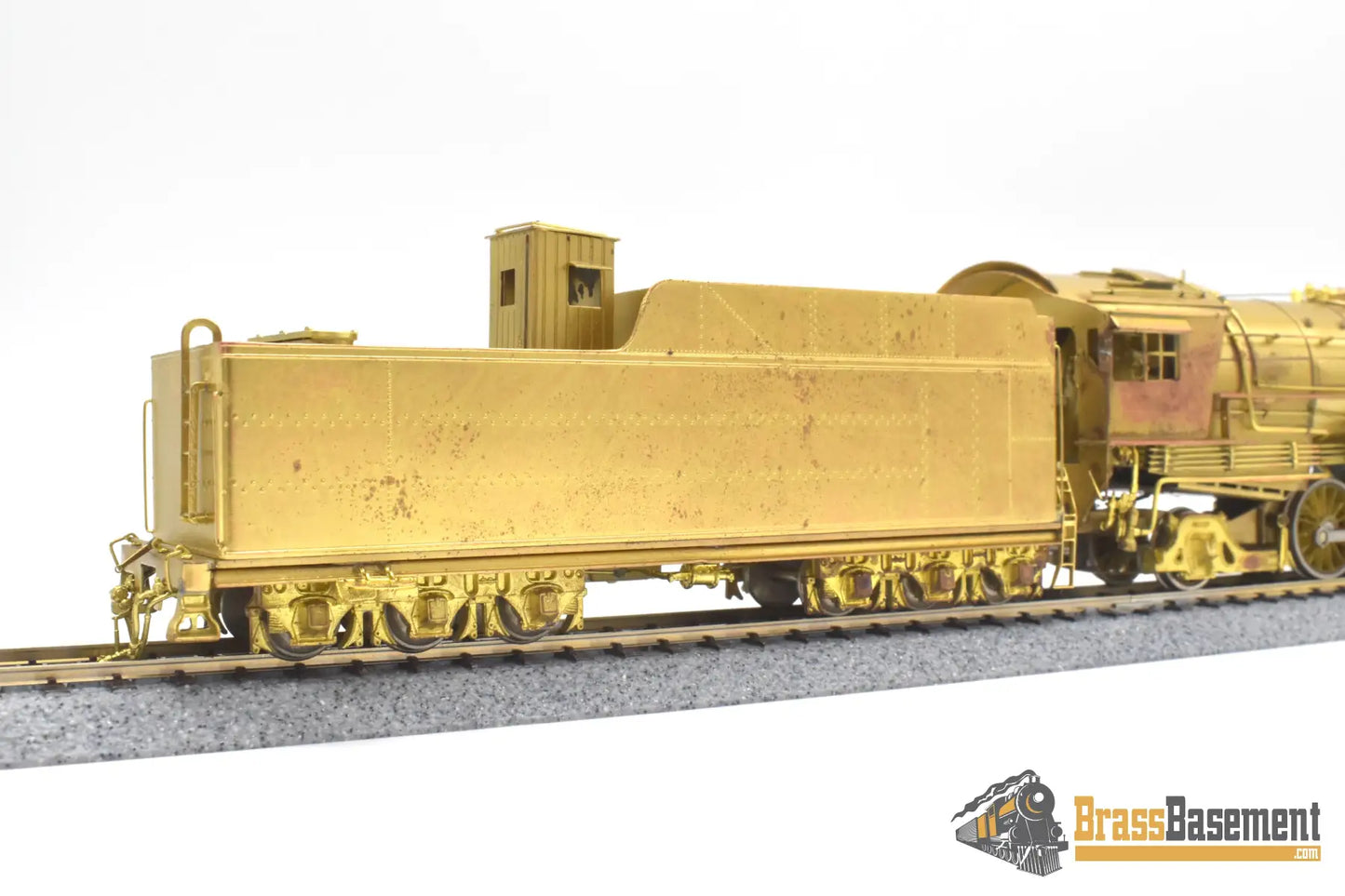 Ho Brass - Key Imports Drgw M-75 4-8-2 Worthington Fwh Unpainted And Excellent Runner Steam