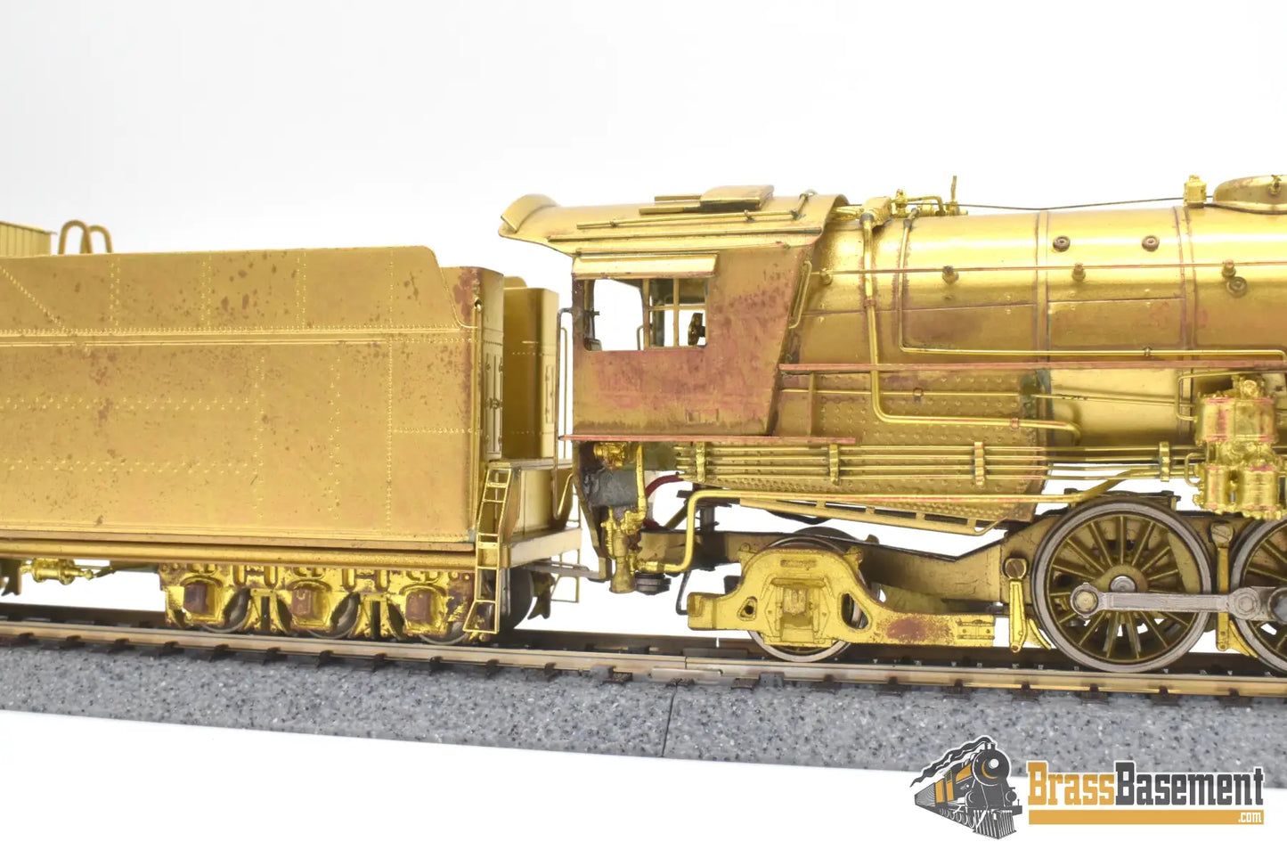 Ho Brass - Key Imports Drgw M-75 4-8-2 Worthington Fwh Unpainted And Excellent Runner Steam