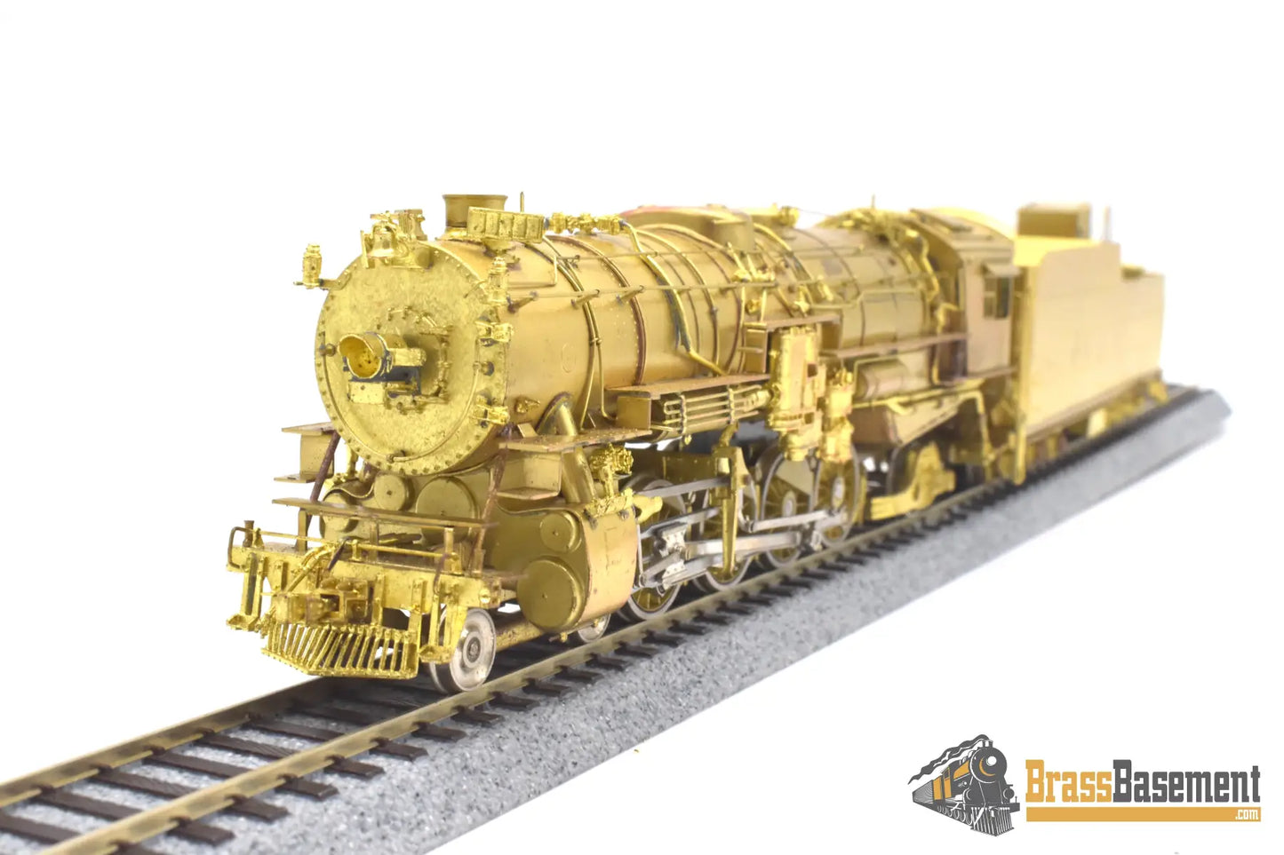 Ho Brass - Key Imports Drgw M-75 4-8-2 Worthington Fwh Unpainted And Excellent Runner Steam