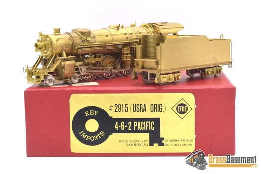 Ho Brass - Key Imports Erie Pacific #2915 (Usra Original Configuration) Unpainted Steam