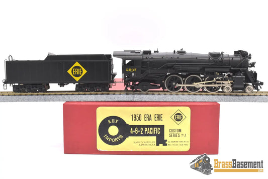 Ho Brass - Key Imports Erie Pacific K - 5A #2937 4 - 6 - 2 1950 Era Custom Series #7 Fp Steam