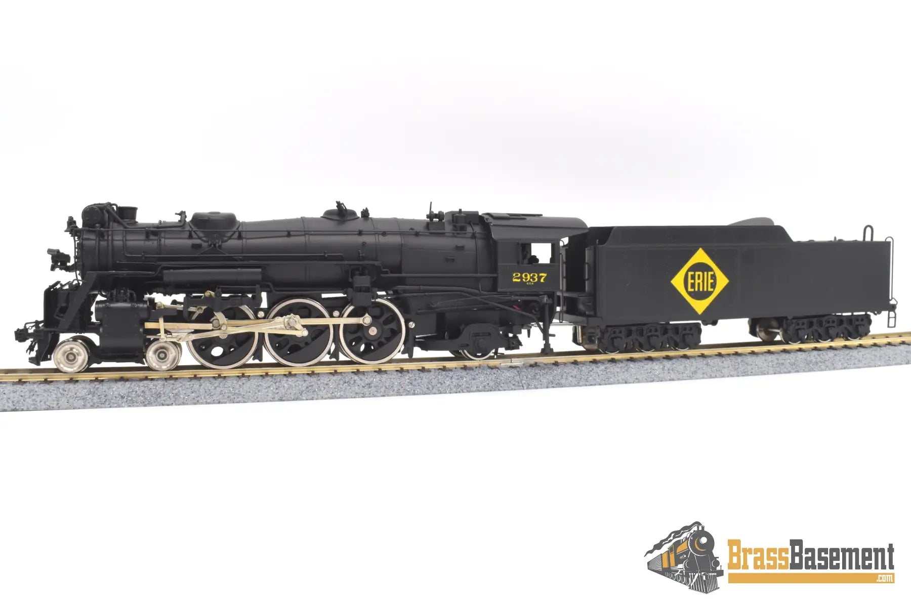 Ho Brass - Key Imports Erie Pacific K - 5A #2937 4 - 6 - 2 1950 Era Custom Series #7 Fp Steam