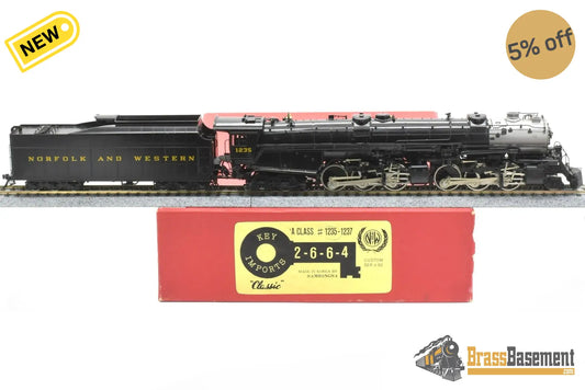 Ho Brass - Key Imports N&W Norfolk & Western ’A’ 2 - 6 - 6 - 4 #1235 Custom Series #92 1991