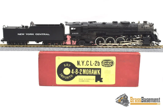 Ho Brass - Key Imports New York Central Nyc L - 2B 4 - 8 - 2 #2905 F/P Custom Series 68 Steam