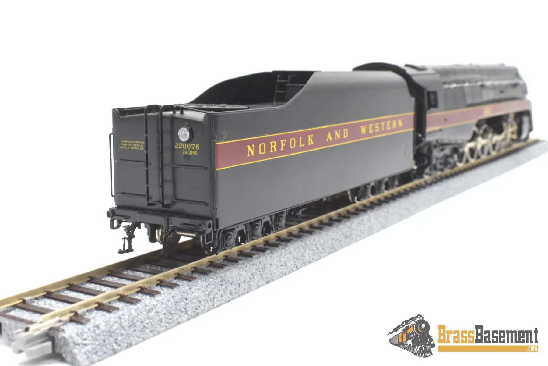 Ho Brass - Key Imports Norfolk & Western N&W J 4-8-4 #600 C/S #86 F/P Nice Steam