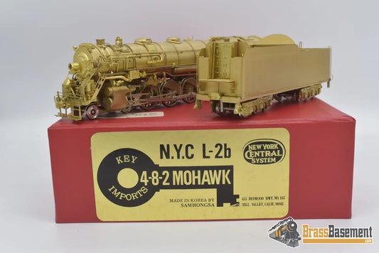 Ho Brass - Key New York Central L - 2B 4 - 8 - 2 Mohawk Mint Superb Runner Steam