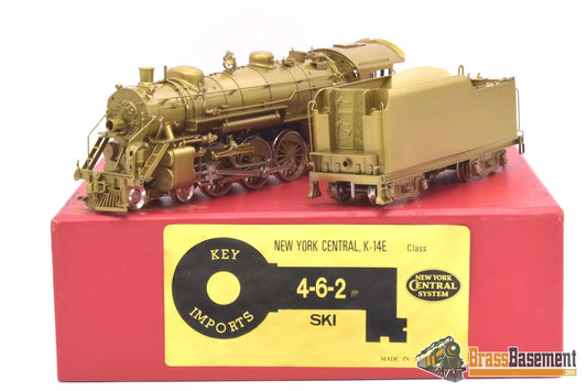 Ho Brass - Key New York Central Nyc K - 14E 4 - 6 - 2 Pacific Ski Unpainted Steam