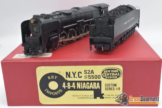 Ho Brass - Key New York Central Nyc S2A #5500 4 - 8 - 4 Niagara C/S#9 F/P Steam