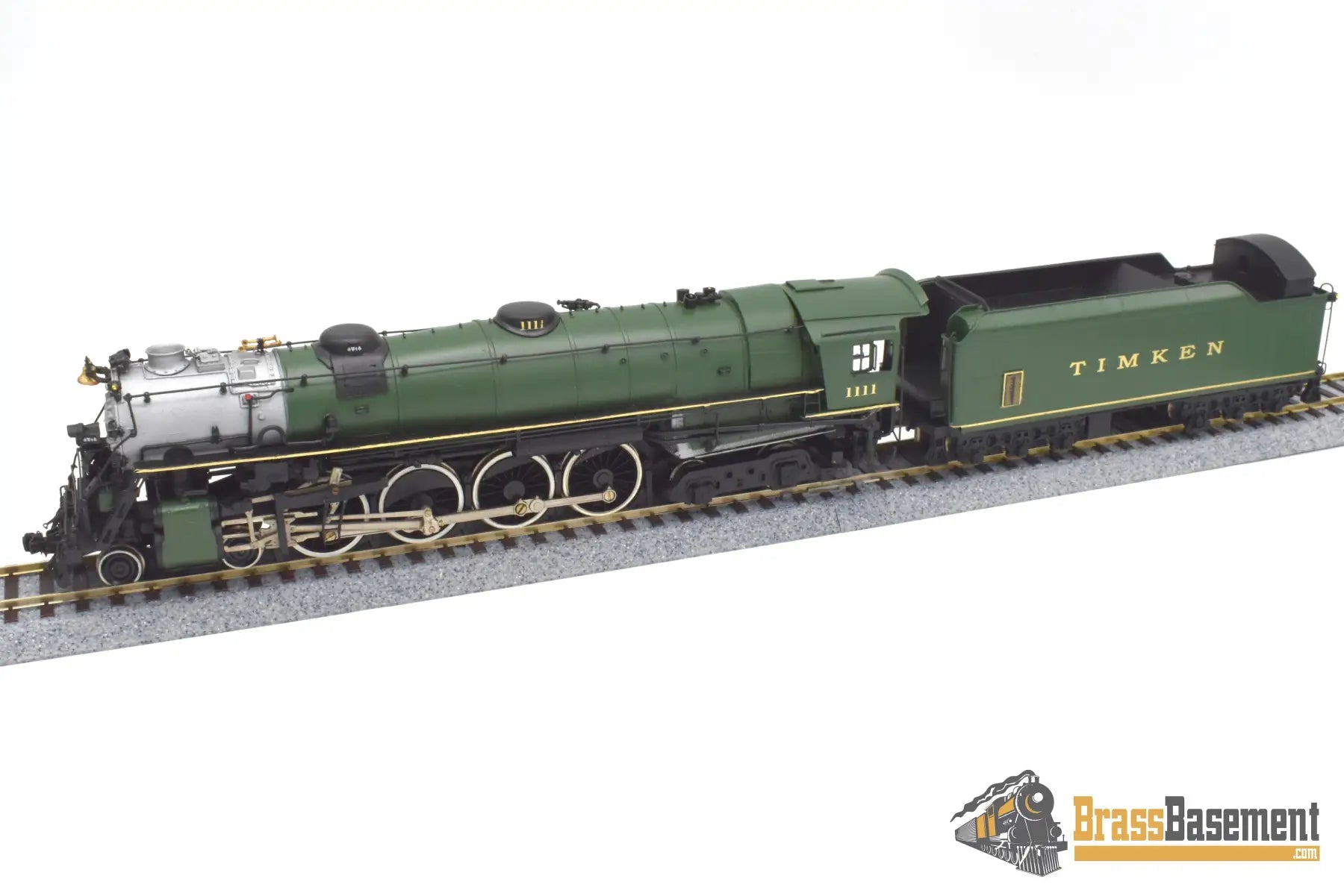 Ho Brass - Key Timken #1111 Four Aces 4-8-4 Northern Green Pro-Paint Steam