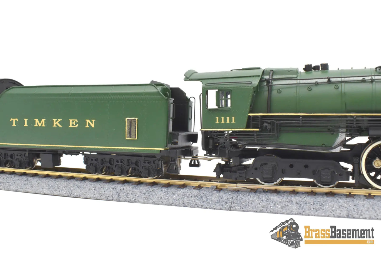 Ho Brass - Key Timken #1111 Four Aces 4-8-4 Northern Green Pro-Paint Steam