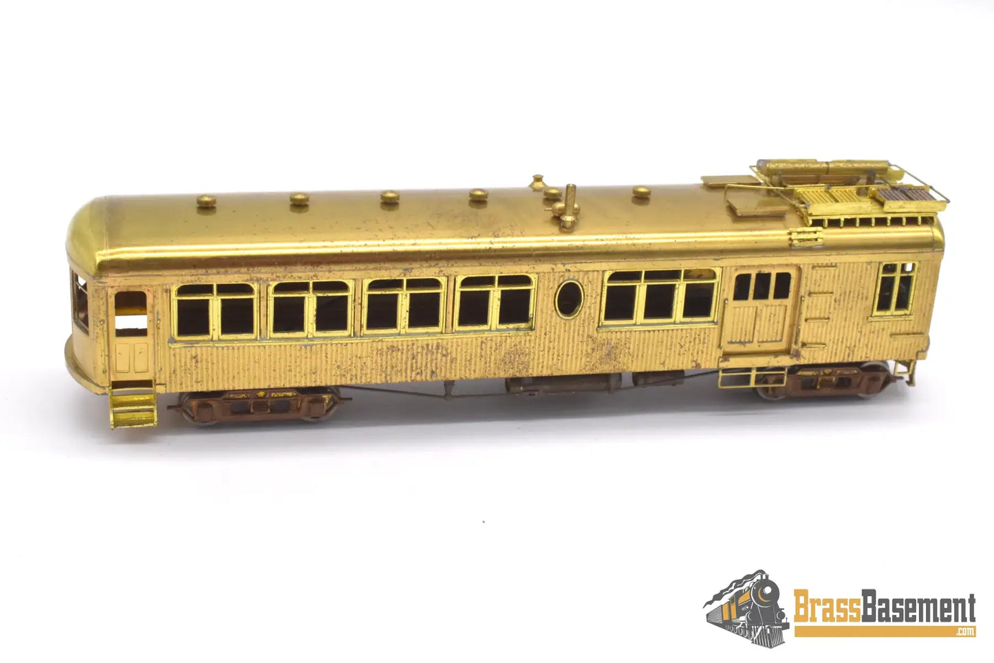 Ho Brass - Mew Model Engineering Works Hall-Scott Motor Car Nevada Copper Belt #21 Unpainted