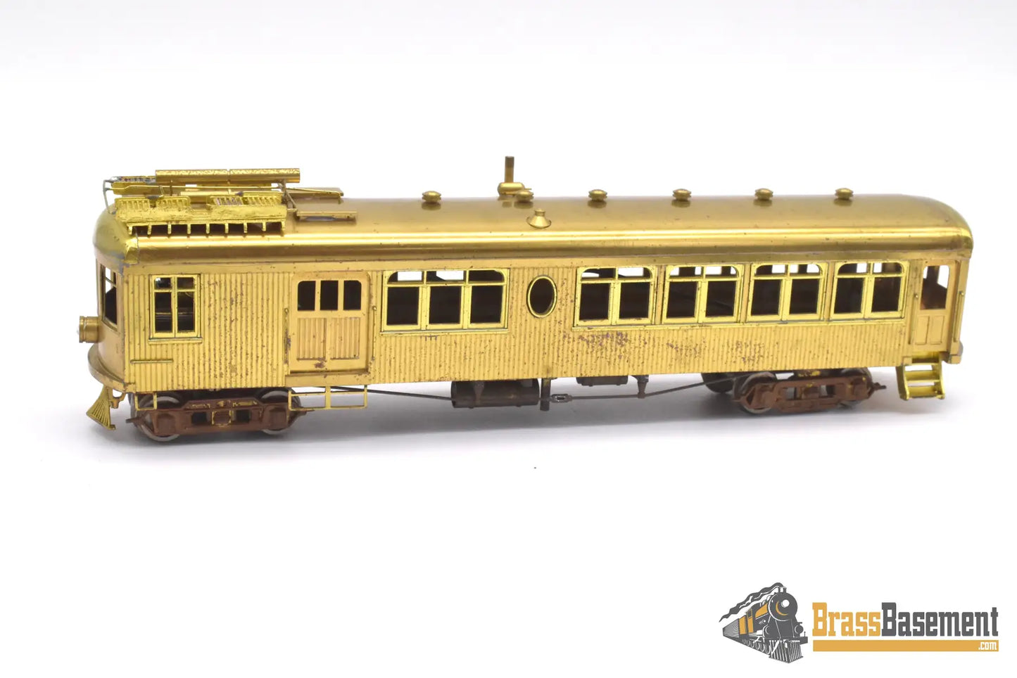 Ho Brass - Mew Model Engineering Works Hall-Scott Motor Car Nevada Copper Belt #21 Unpainted