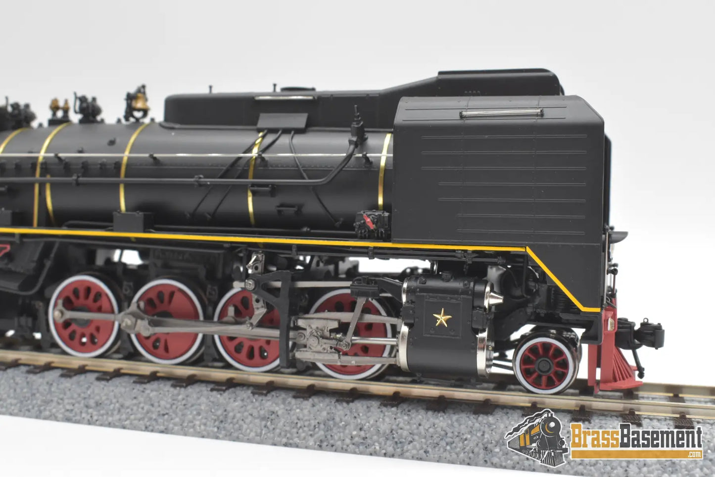 Ho Brass - Models Imon China Railway Class Qj 2-10-2 Steam Locomotive Mao Zedong