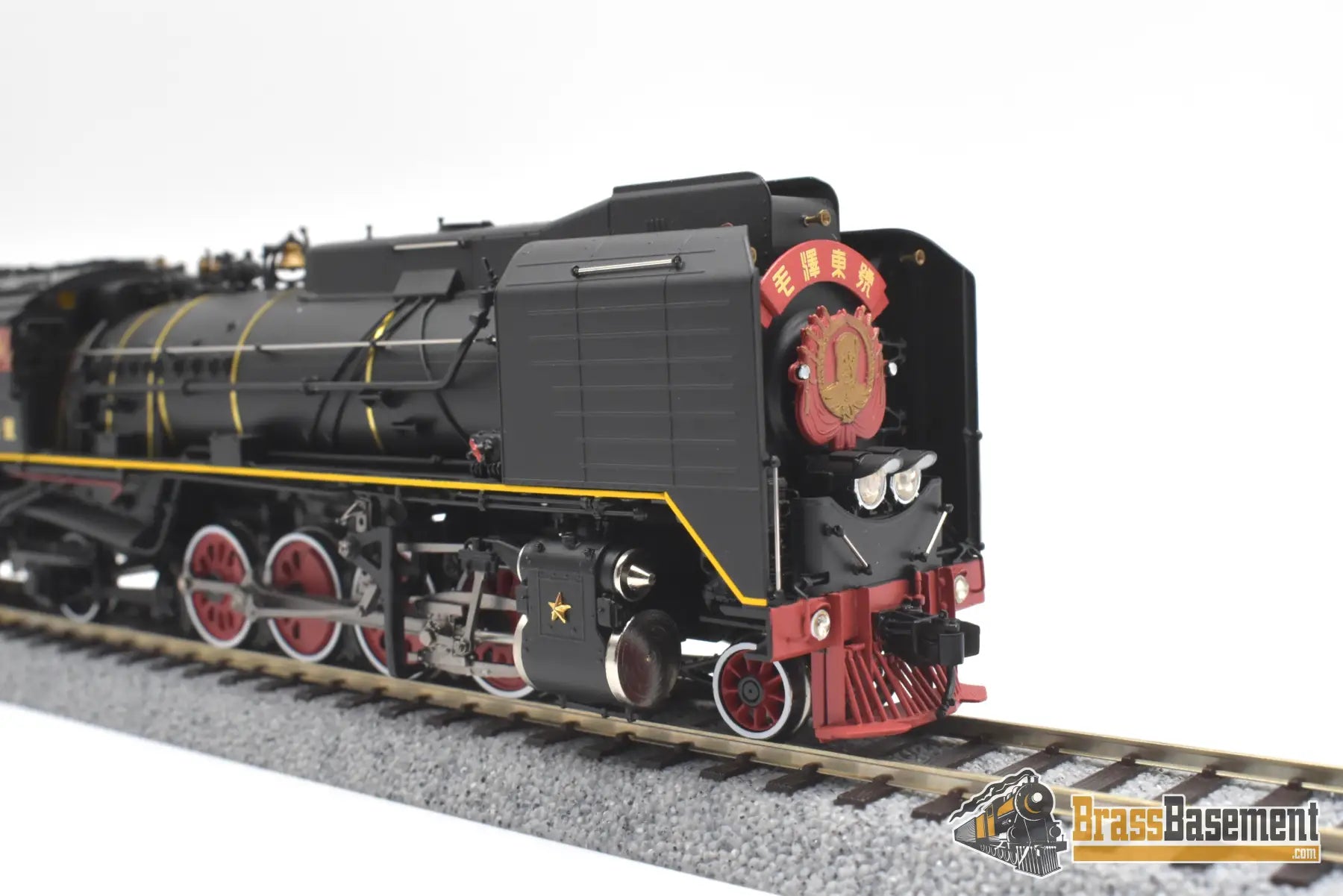 Ho Brass - Models Imon China Railway Class Qj 2-10-2 Steam Locomotive Mao Zedong