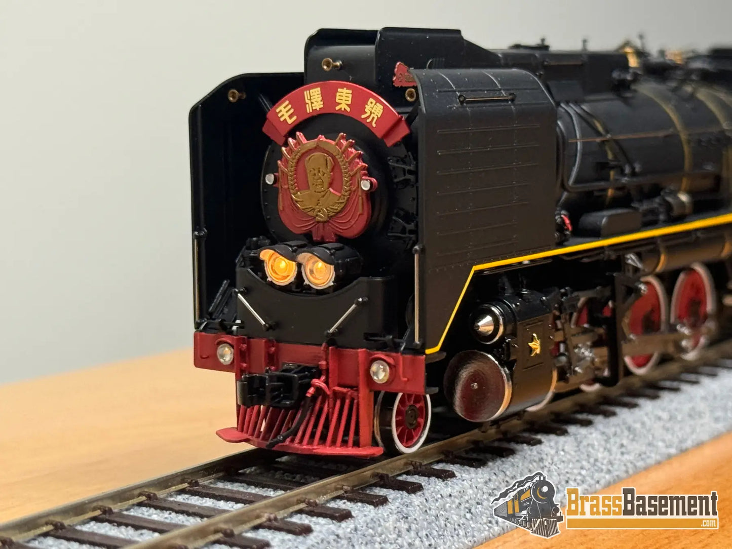 Ho Brass - Models Imon China Railway Class Qj 2-10-2 Steam Locomotive Mao Zedong