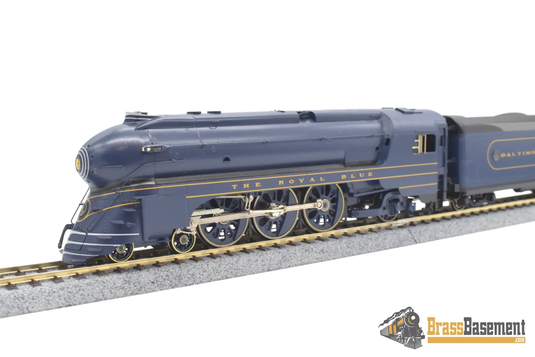 HO Brass - MTS Baltimore & Ohio B&O ‘Royal Blue’ 4-6-2 AND 8 Car Passe ...