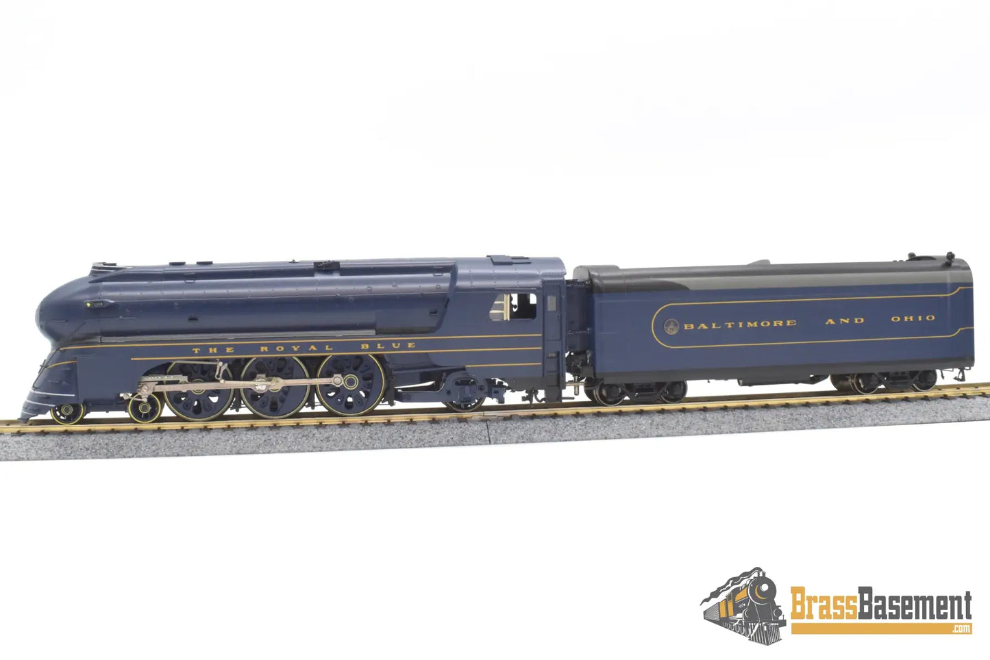 Ho Brass - Mts Baltimore & Ohio B&O ‘Royal Blue’ 4 - 6 - 2 And 8 Car Passenger Set Mint +