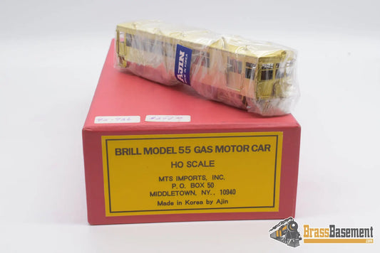 Ho Brass - Mts Brill Model 55 Gas Motor Car Factory Wrapped Diesel