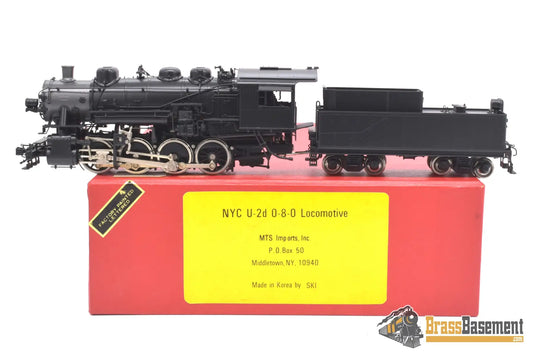 Ho Brass - Mts New York Central Nyc U - 2D 0 - 8 - 0 Ski Korea F/P Unlettered Steam