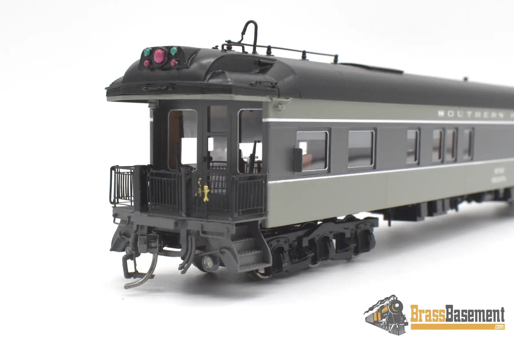 Ho Brass - Nbl Sp Business Car #106 ’Shasta’ 1958-65 Era Version 1B Fp Two Tone Gray Passenger