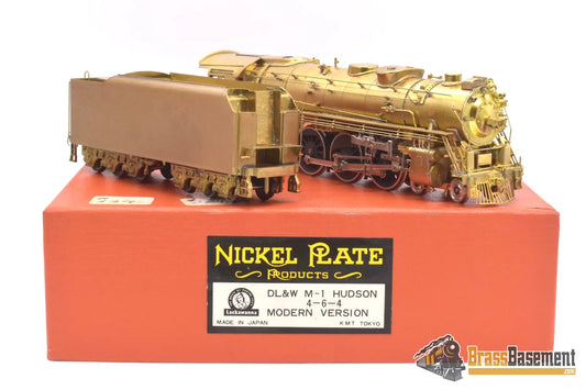 Ho Brass - Nickel Plate Products Npp Dl&W Lackawanna M - 1 Hudson 4 - 6 - 4 Modern Version Mint