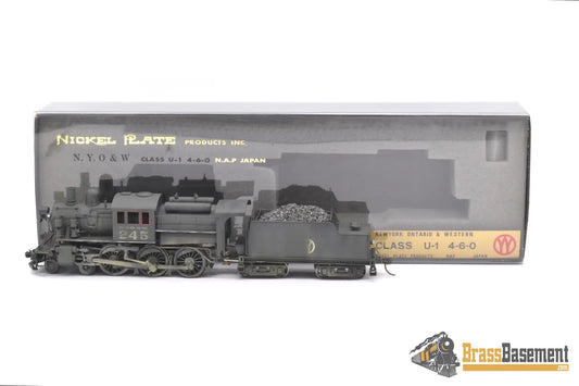 Ho Brass - Nickel Plate Products Npp Nyo&W New York Ontario & Western 4 - 6 - 0 Custom Steam