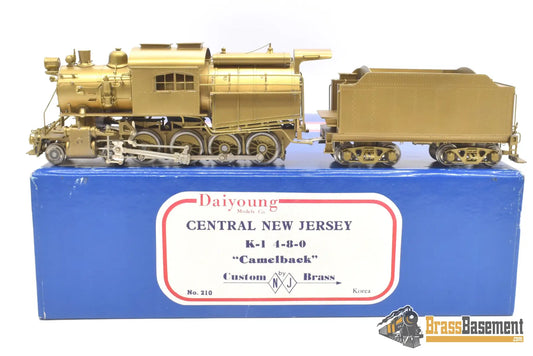 Ho Brass - Njcb Central Of New Jersey Cnj Camelback K - 1 4 - 8 - 0 Mint Smooth Runner Steam