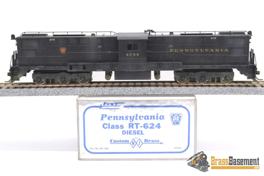 Ho Brass - Njcb #De - 136 Pennsylvania Railroad Prr Rt - 624 Very Nice Paint Diesel