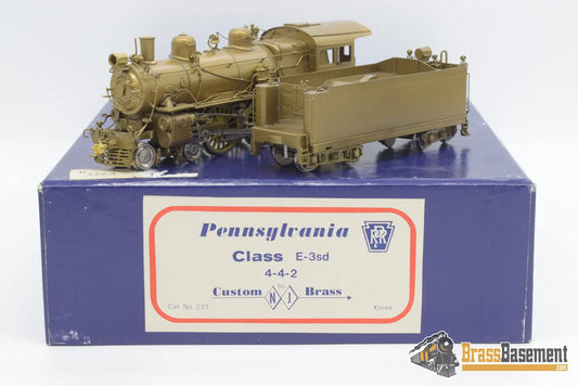 Ho Brass - Njcb Prr Pennsylvania Rr E3Sd 4 - 4 - 2 Atlantic Unpainted Steam