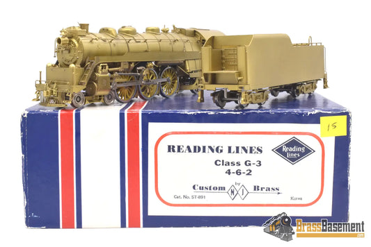 Ho Brass - Njcb Reading Railroad G - 3 4 - 6 - 2 Pacific Unpainted Steam