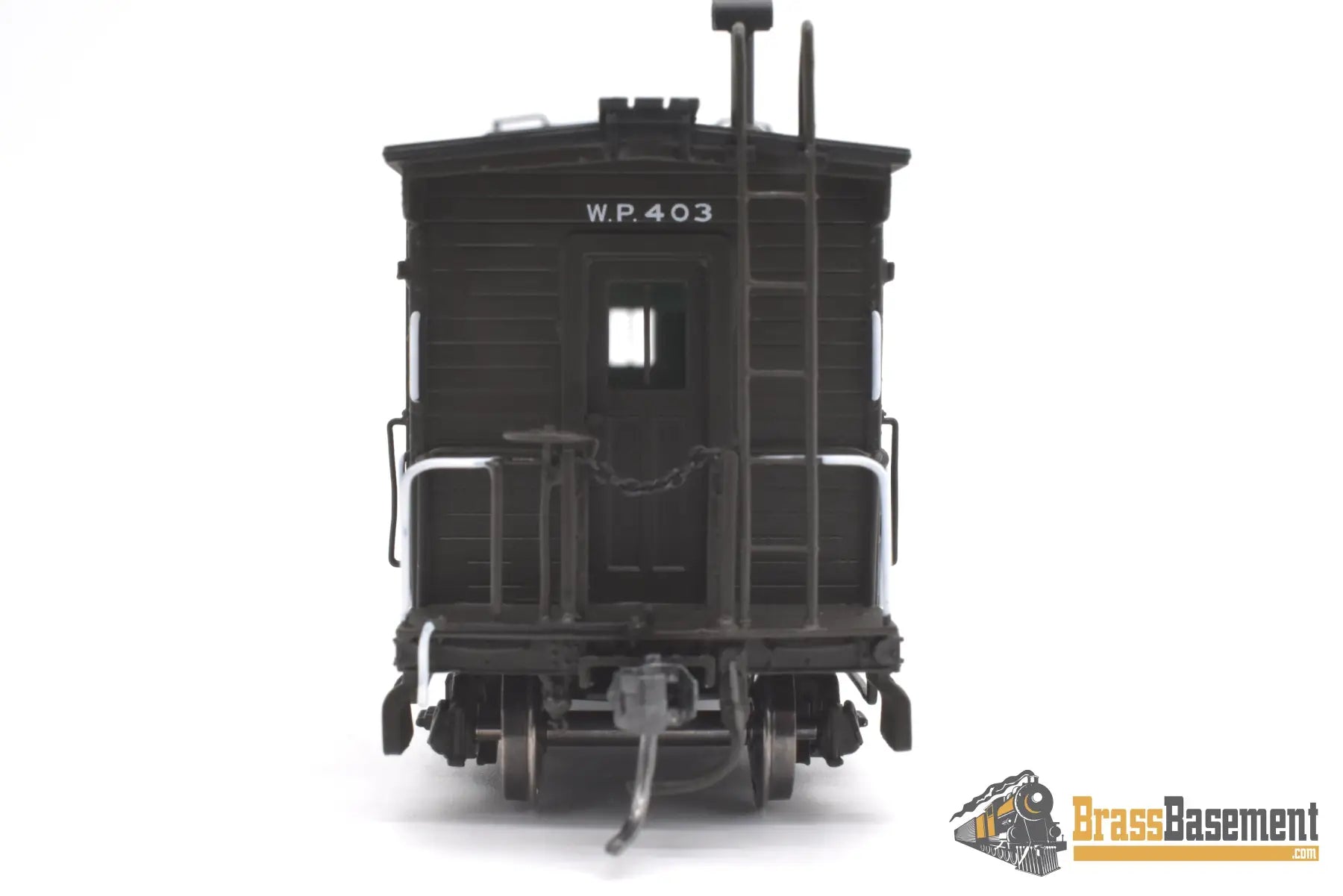 Ho Brass - North Bank Line Nbl Western Pacific Wp Caboose #403 Side Door Fp Pullman Green