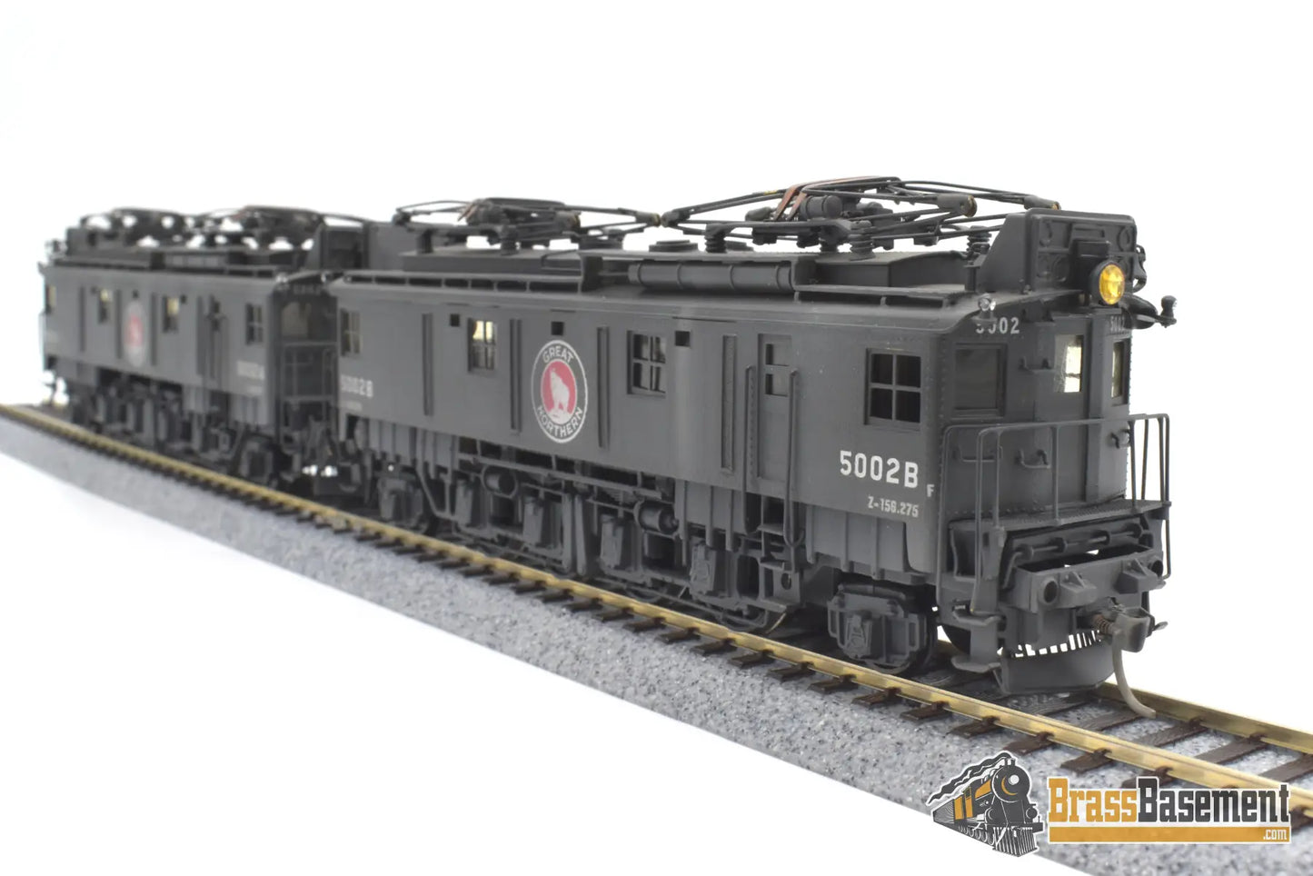 Ho Brass - Npp Great Northern Gn Z - 1 Electric Locomotive Set C/P Both Powered