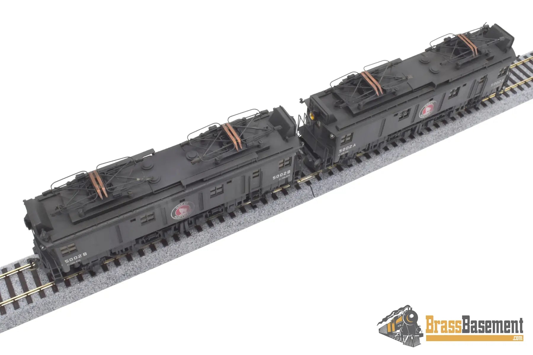 Ho Brass - Npp Great Northern Gn Z - 1 Electric Locomotive Set C/P Both Powered