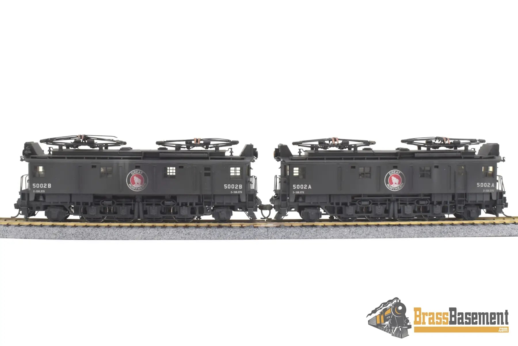 Ho Brass - Npp Great Northern Gn Z - 1 Electric Locomotive Set C/P Both Powered