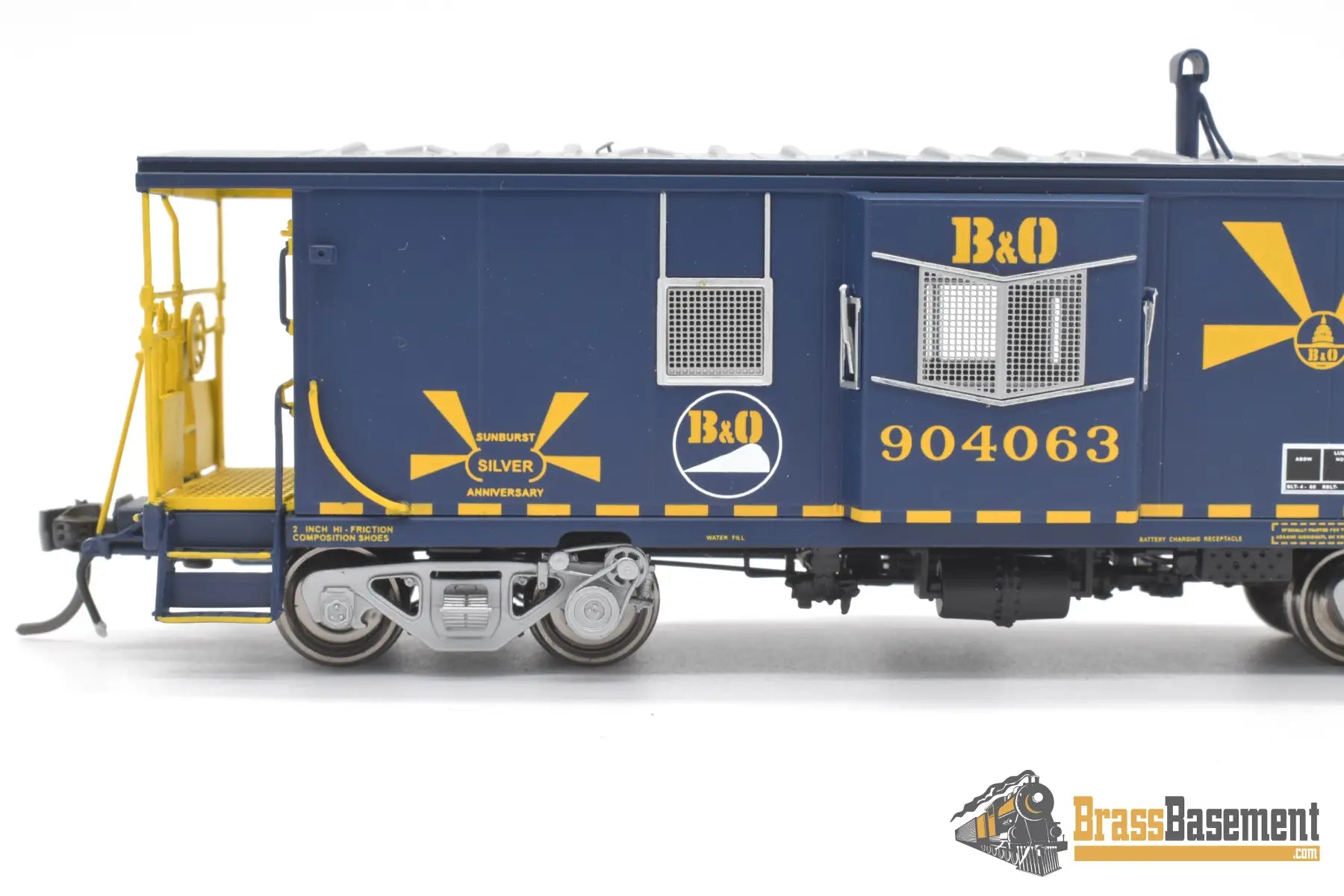 HO Brass - OMI 087030020.2 Baltimore & Ohio B&O C-27a Bay-Window Caboo ...