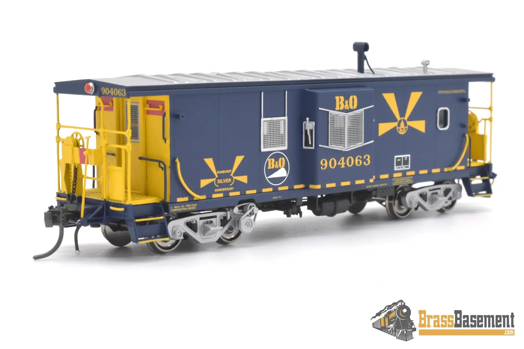 HO Brass - OMI 087030020.2 Baltimore & Ohio B&O C-27a Bay-Window Caboo ...