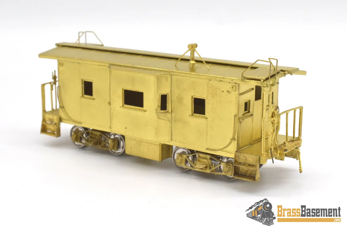 Ho Brass - Omi 1106 Baltimore & Ohio B&O Bay Window Caboose Unpainted