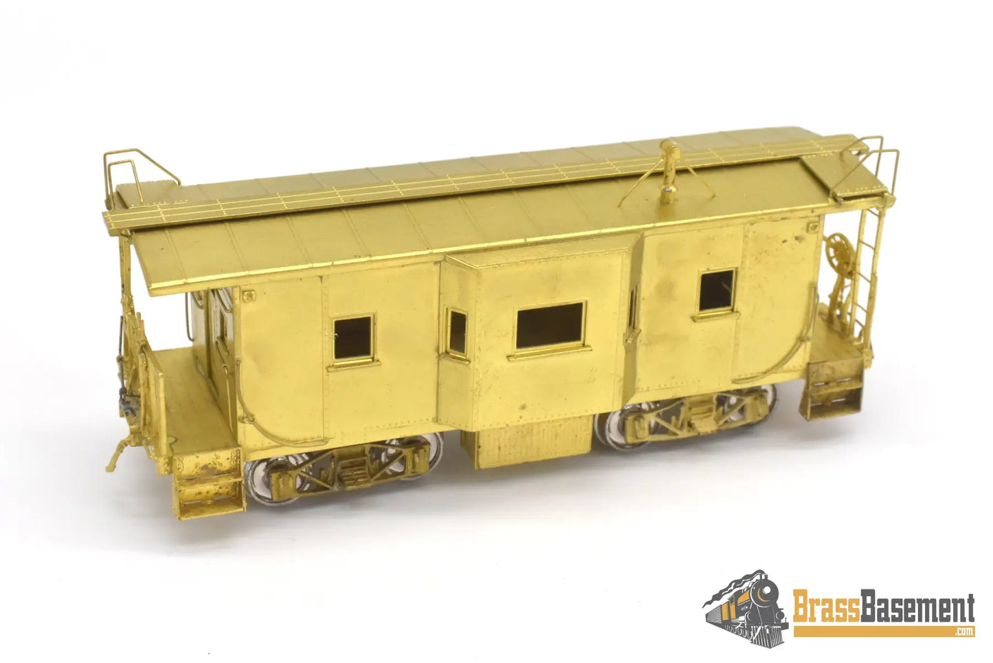 Ho Brass - Omi 1106 Baltimore & Ohio B&O Bay Window Caboose Unpainted