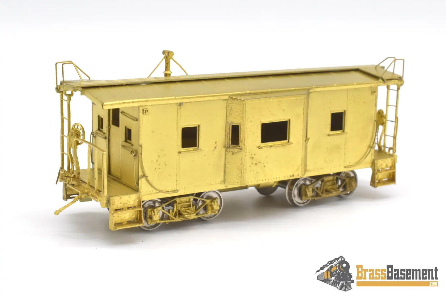 Ho Brass - Omi 1106 Baltimore & Ohio B&O Bay Window Caboose Unpainted