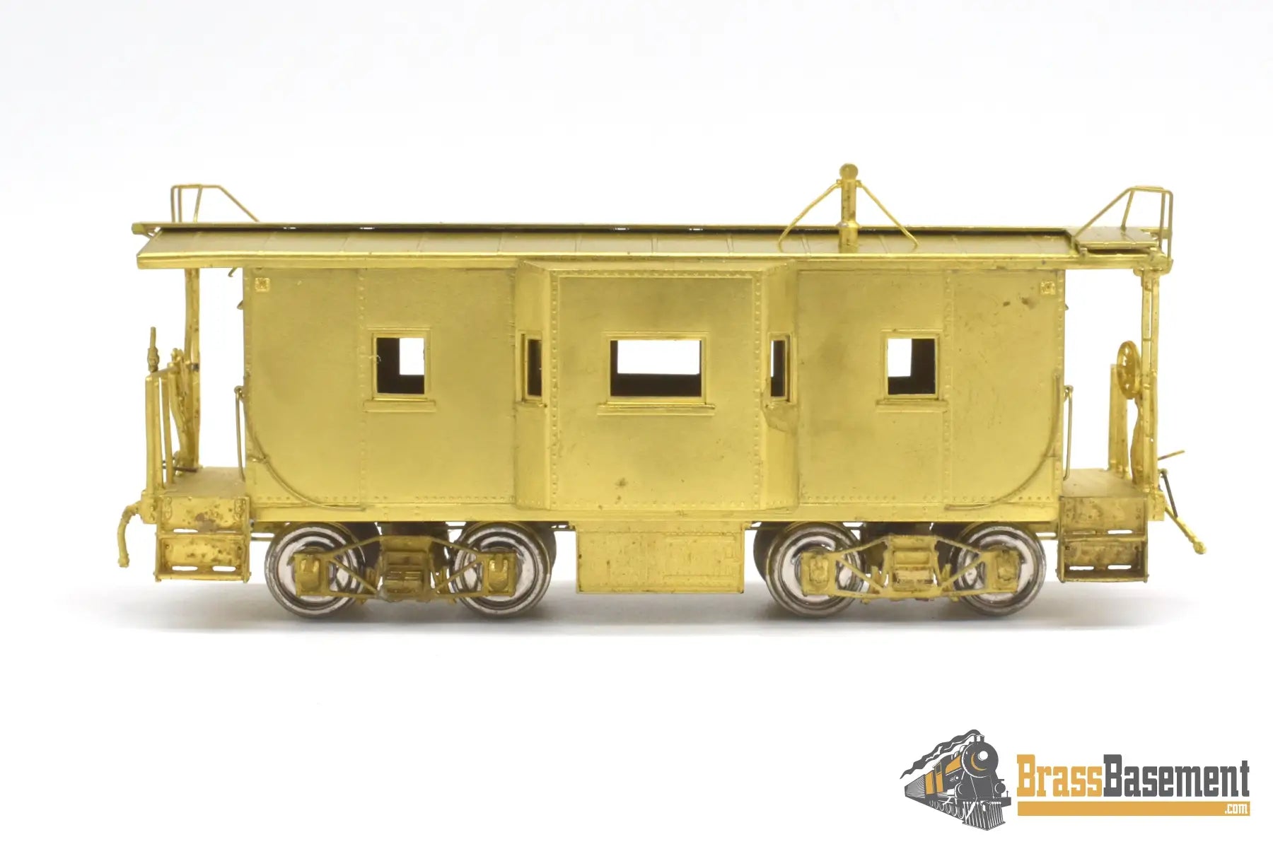 Ho Brass - Omi 1106 Baltimore & Ohio B&O Bay Window Caboose Unpainted