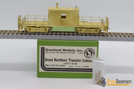 Ho Brass - Omi 1130 Great Northern Transfer Caboose Unpainted