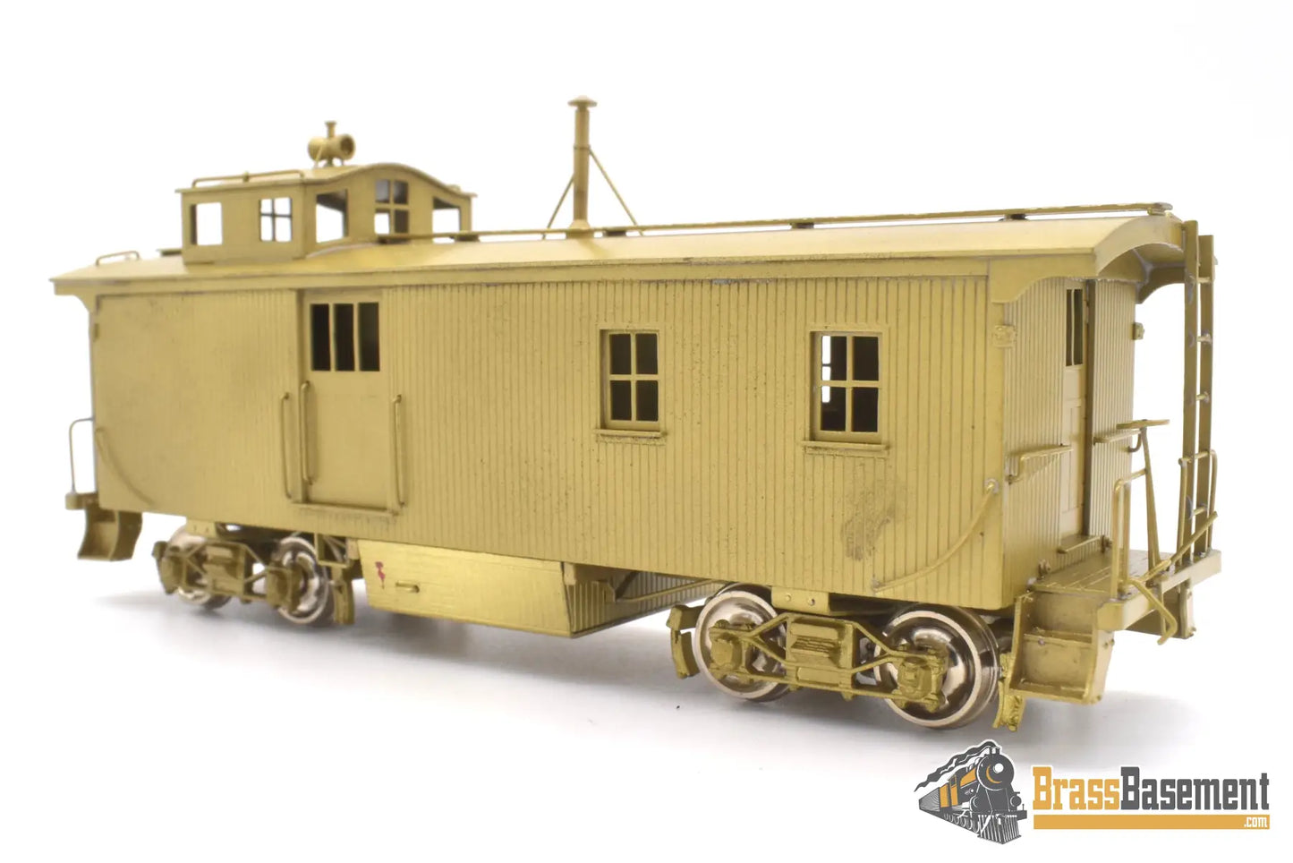 Ho Brass - Omi 1162 Colorado Midland Wood Caboose W/ Side Door Unpainted Mint